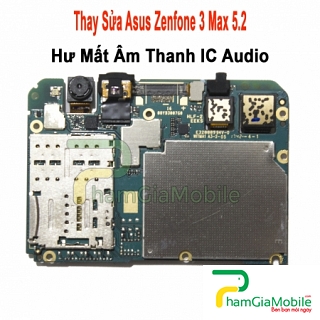 Thay Thế Sửa Chữa Asus Zenfone 3 Max 5.2 ZC520TL Hư Mất Âm Thanh IC Audio 